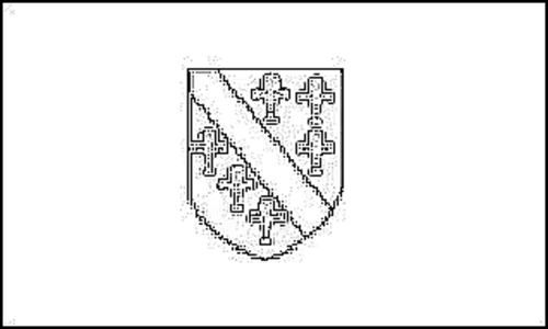 Contorno de la bandera de Bosnia y Herzegovina (1992) para colorear