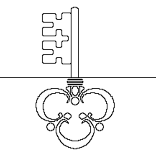 Contorno de la bandera de Obwalden para colorear