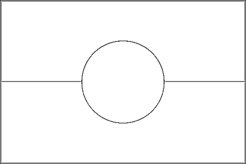 Contorno de la bandera de Aborígenes para colorear