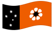 Bandera animada Territorio del Norte (Northern Territory)
