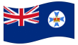Bandera animada Queensland