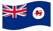 Bandera animada Tasmania