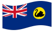 Bandera animada Australia Occidental