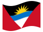 Bandera animada Antigua y Barbuda