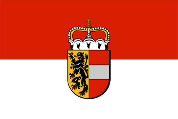 Bandera Salzburgo (bandera de servicio)
