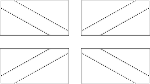 Contorno de la bandera de País Vasco para colorear