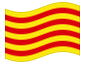 Bandera animada Cataluña