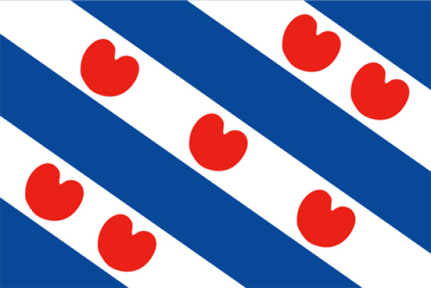 Bandera Frisia (Fryslân)