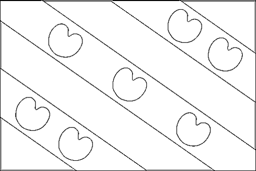 Contorno de la bandera de Frisia (Fryslân) para colorear