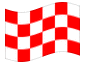 Bandera animada Brabante Septentrional