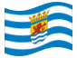 Bandera animada Zeeland (Zelanda)
