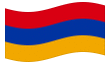 Bandera animada Armenia