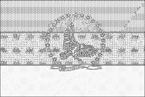Contorno de la bandera de Falcón para colorear