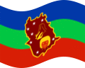 Agitar la bandera Amazonas estática