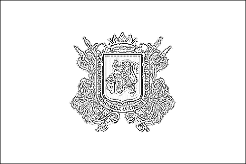 Contorno de la bandera de Caracas para colorear