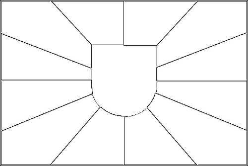 Contorno de la bandera de Flandes Occidental para colorear
