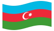 Bandera animada Azerbaiyán