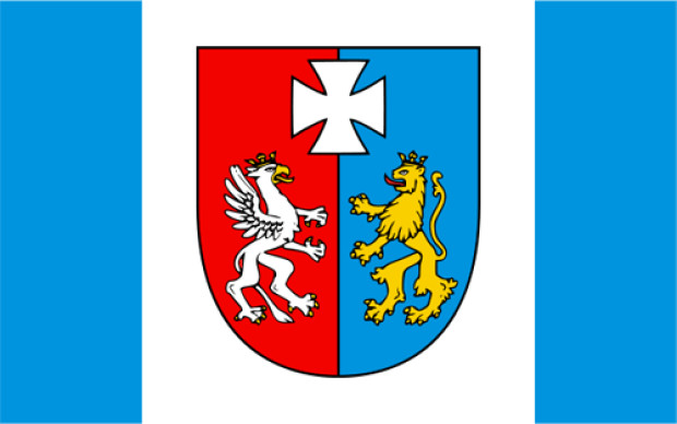 Bandera Estribaciones de los Cárpatos (Podkarpackie)