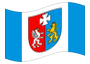Bandera animada Estribaciones de los Cárpatos (Podkarpackie)