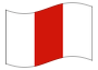 Bandera animada Pomerania Occidental (Zachodniopomorskie)