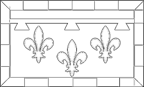 Contorno de la bandera de Centro para colorear