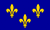Gráficos de bandera Île-de-France