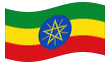 Bandera animada Etiopía