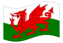 Bandera animada Gales