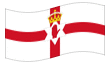 Bandera animada Irlanda del Norte