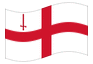Bandera animada Londres