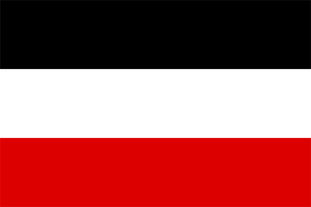 Bandera Imperio alemán (Kaiserreich) (1871-1918), Bandera Imperio alemán (Kaiserreich) (1871-1918)