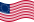 Agitar la bandera Betsy Ross (EE. UU. 1777-1795) estática