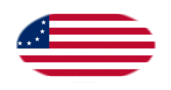 Betsy Ross (EE. UU. 1777-1795)-Bandera como viñeta ovalada