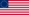 Betsy Ross (EE. UU. 1777-1795)-Bandera rectangular