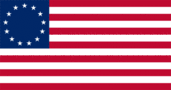 Betsy Ross (EE. UU. 1777-1795)-Bandera rectangular