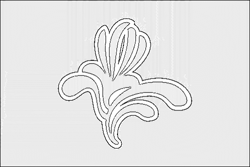 Contorno de la bandera de Bruselas para colorear