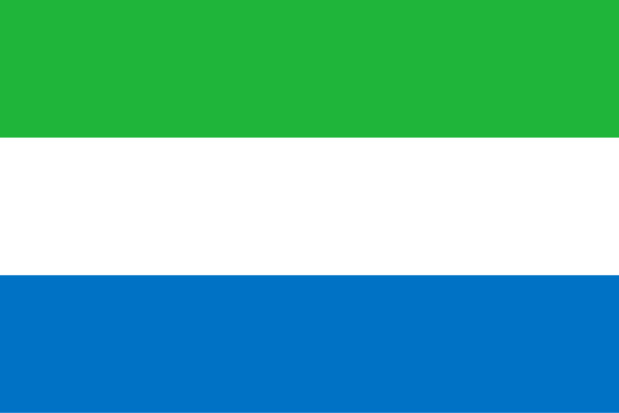 Bandera Sierra Leona