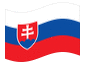 Bandera animada Eslovaquia