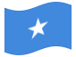 Bandera animada Somalia