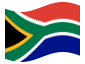 Bandera animada Sudáfrica