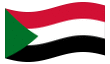 Bandera animada Sudán