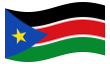 Bandera animada Sudán del Sur