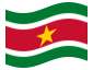Bandera animada Surinam
