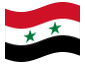 Bandera animada Siria