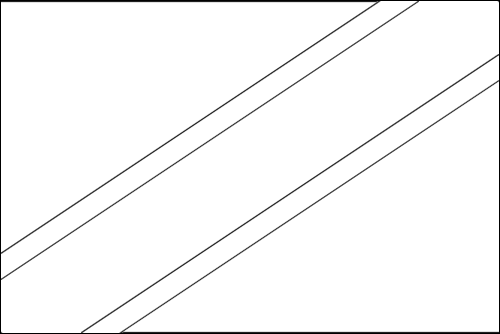 Contorno de la bandera de Tanzania para colorear