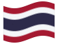 Bandera animada Tailandia