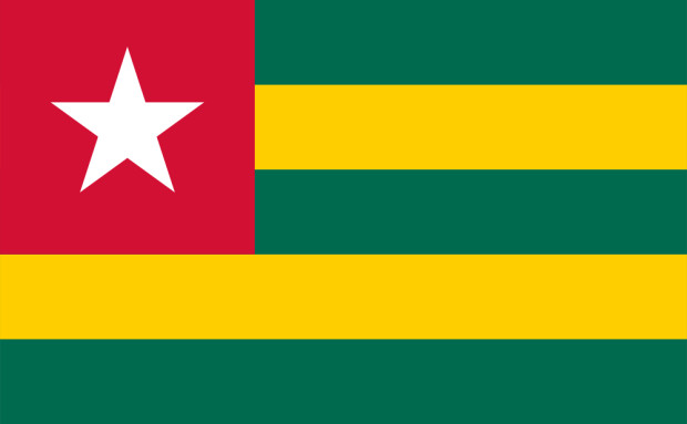 Bandera Togo, Bandera Togo