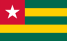 Gráficos de bandera Togo