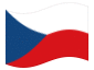 Bandera animada República Checa
