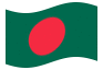 Bandera animada Bangladesh